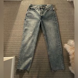 Extra high-rise sky-hi straight jeans size 12 old navy